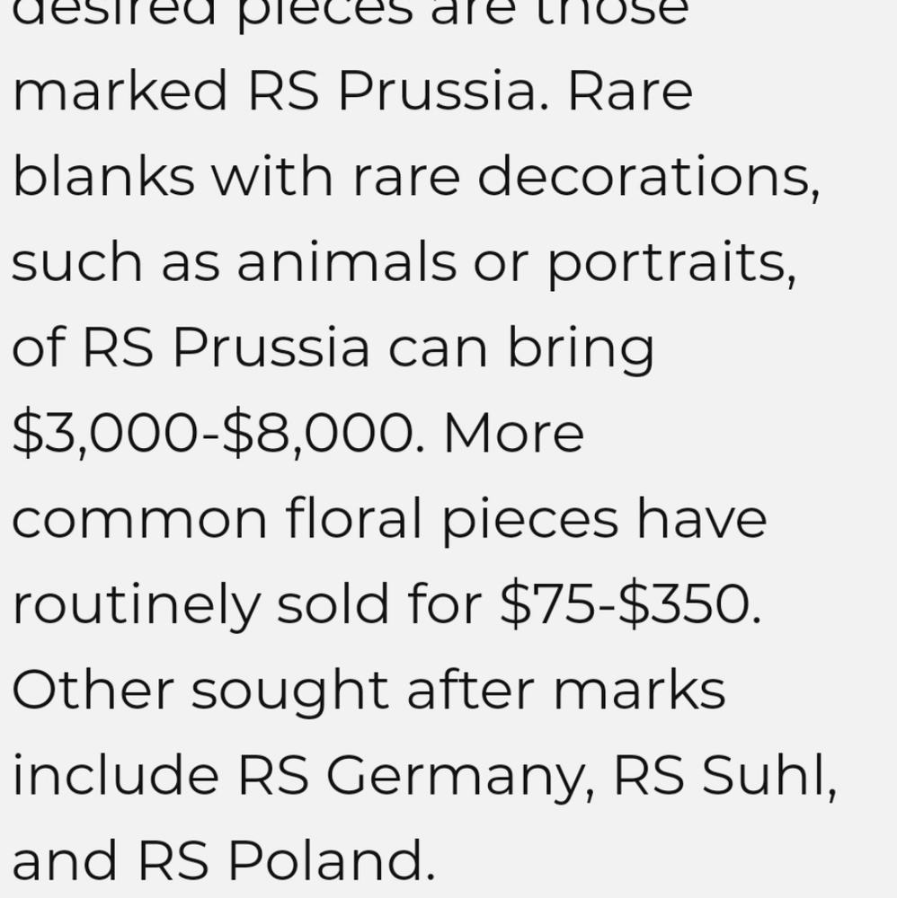 RS Prussia RARE authentic tea cup|8/10 - Picture 11 of 14